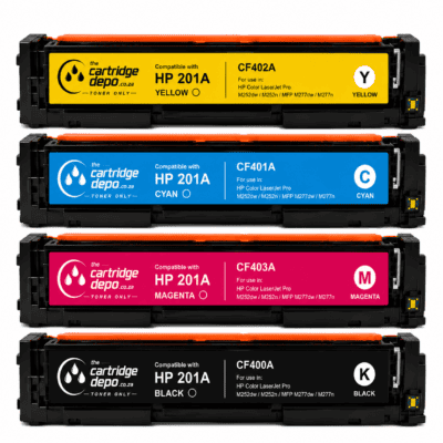 Compatible toner cartridges for HP LaserJet printers at The Cartridge Depo South Africa.