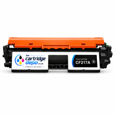 CF217A toner cartridge for HP printers - The Cartridge Depo South Africa.