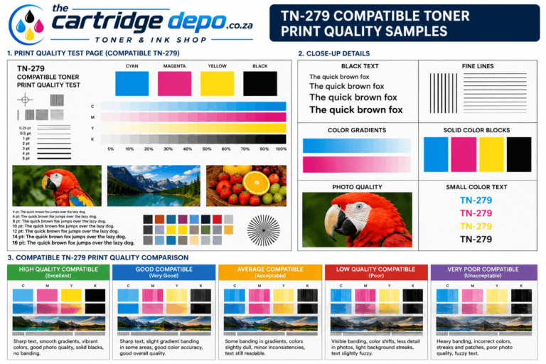 High-quality TN-279 compatible toner cartridge for vibrant prints and reliable performance.