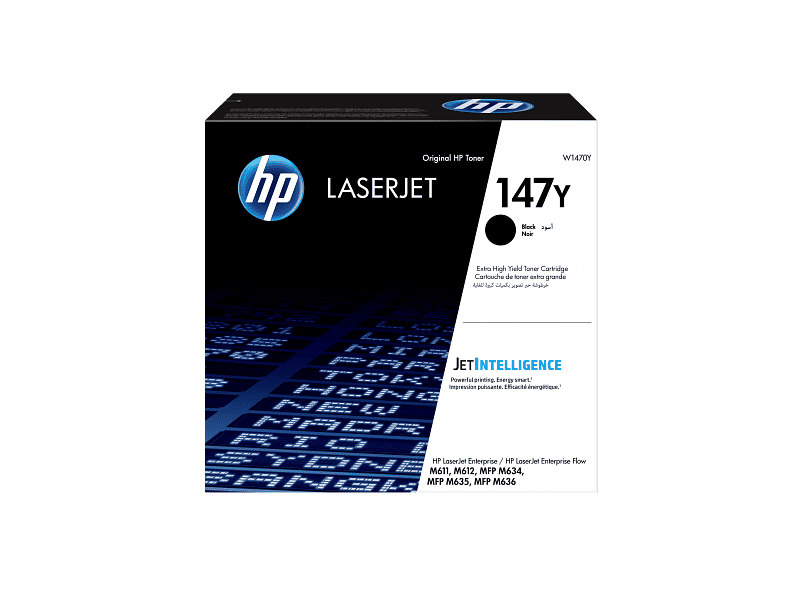 HP 147Y Black Extra High Yield Toner Cartridge W1470Y W1470-00906a EMEA_M1752983