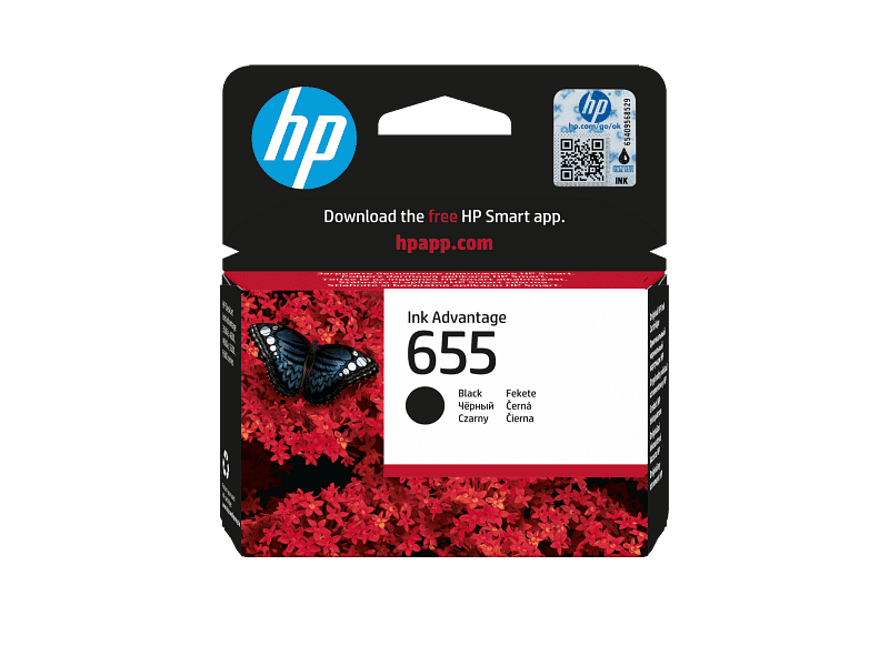 HP 655 Black Original Ink Cartridge CZ109-80012 CZ109AE_M1753395