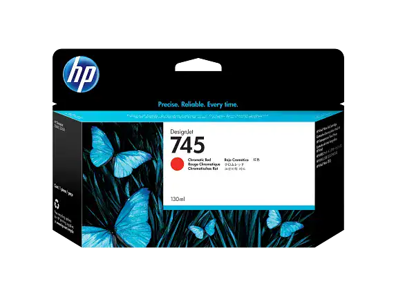 HP 745 WW 130-ml Chromatic Red DesignJet Ink Cartridge_M2081924